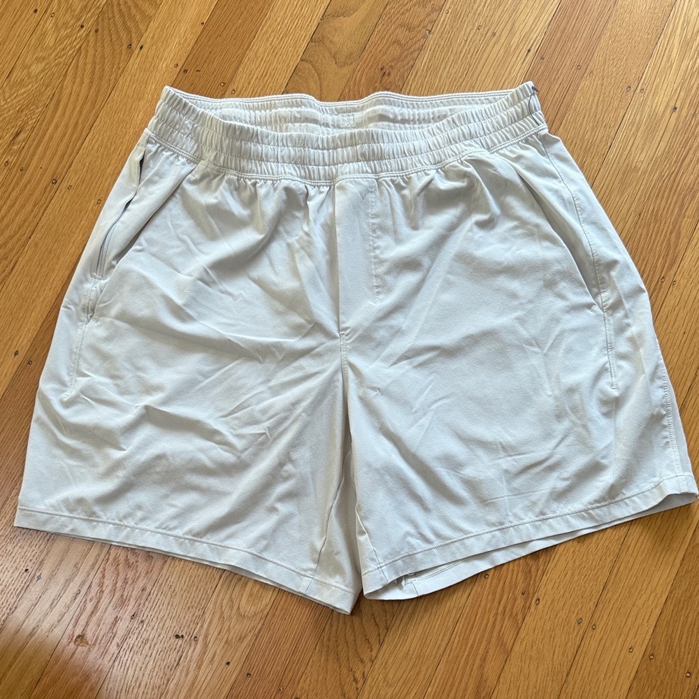 Lululemon LG Beige Athletic Shorts